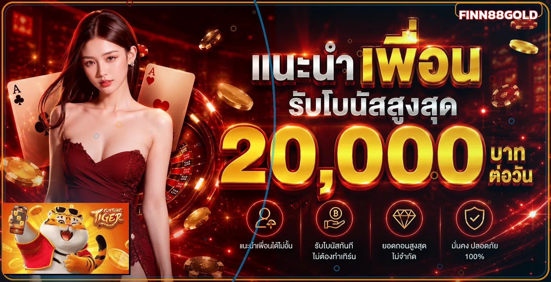 ภาพกิจกรรมและสิทธิประโยชน์สมาชิก FINN88GOLD
